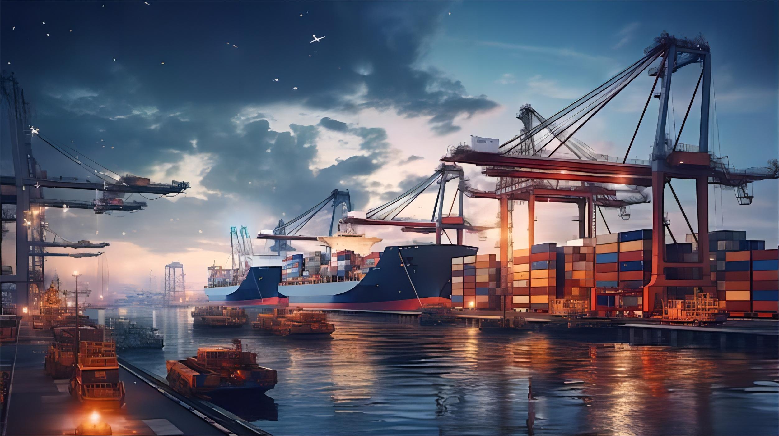 LCL cargo being consolidated in a Chinese warehouse for sea transport