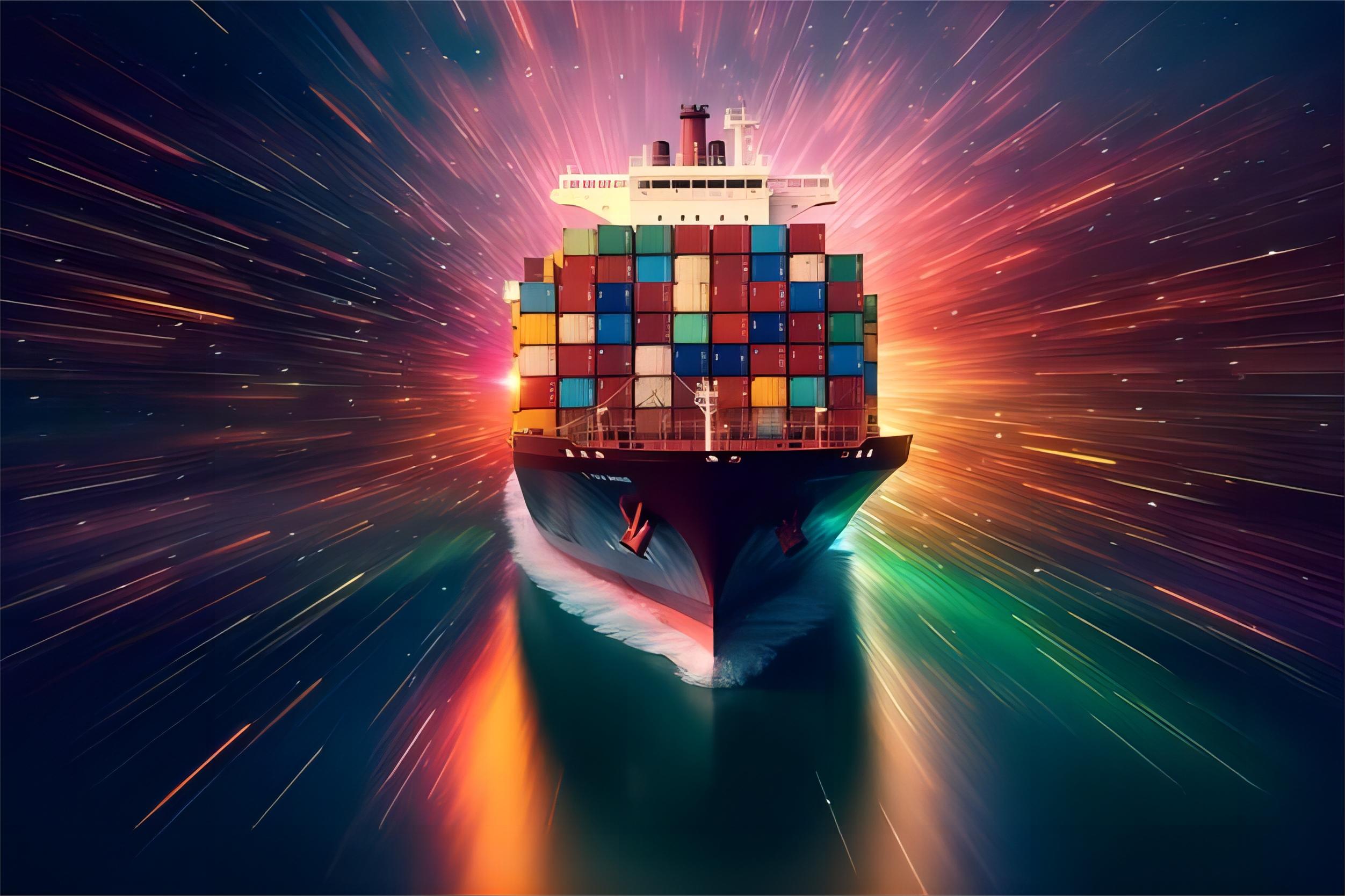 Comparison chart of sea, air, and rail freight shipping methods