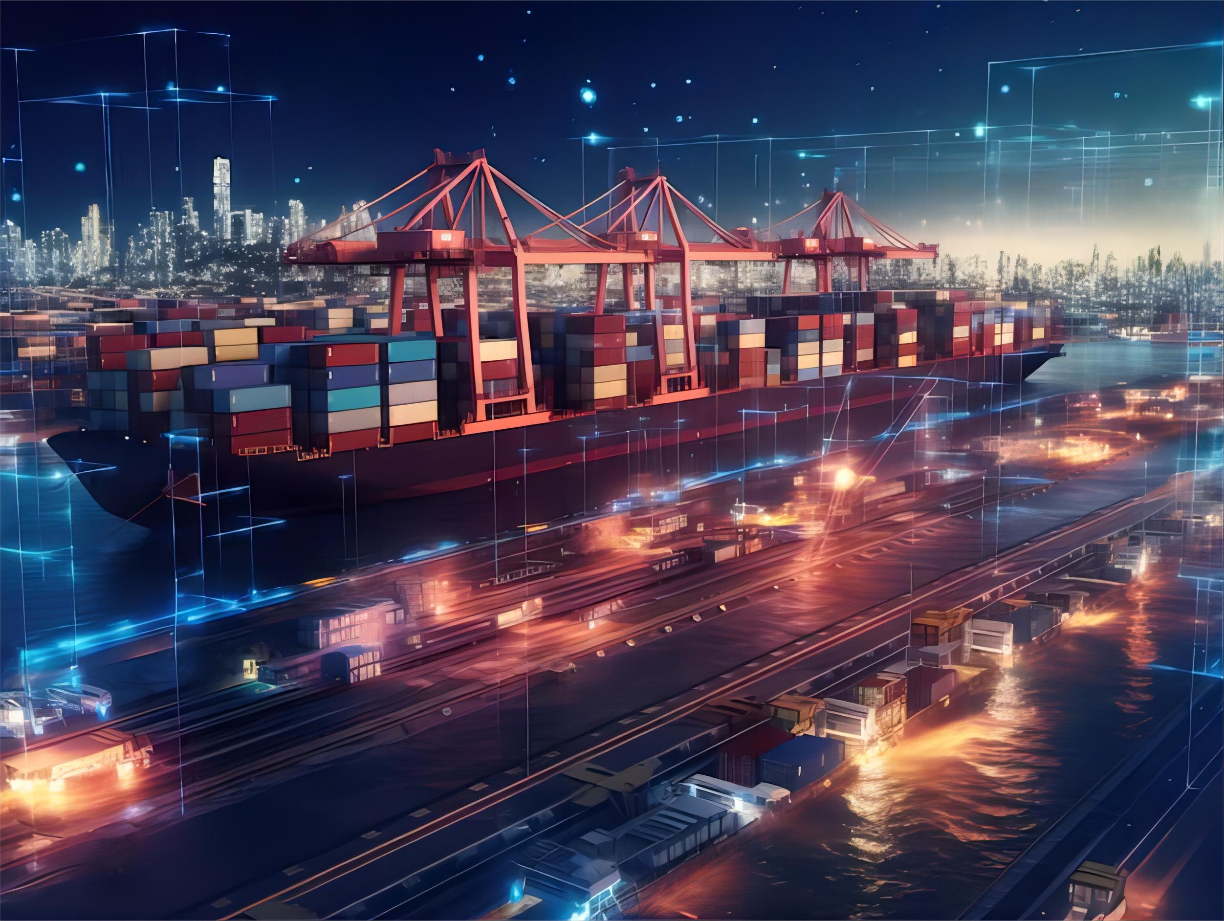 Logistics professional checking shipping documentation