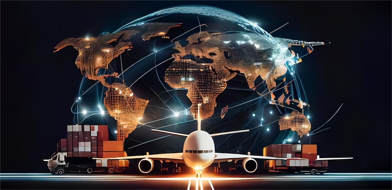 Logistics comparison chart for sea and air freight