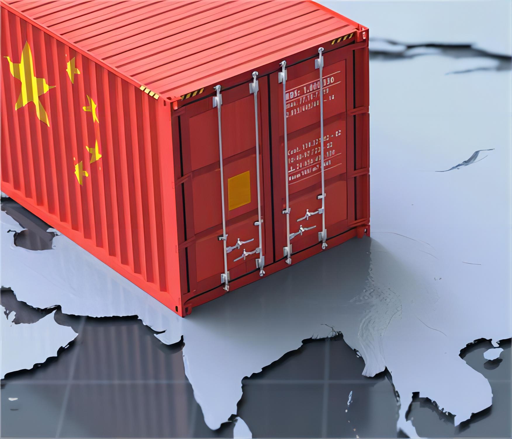 Cargo ship transporting goods from China to Mexico