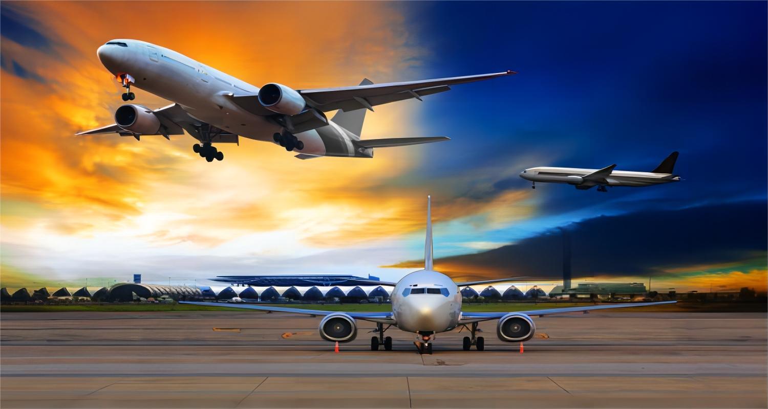Logistics professional coordinating an air freight China to USA service