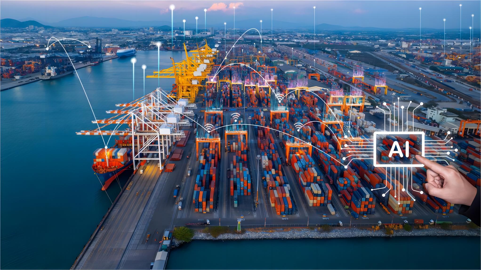 Logistics professional reviewing shipping documents for bulk import