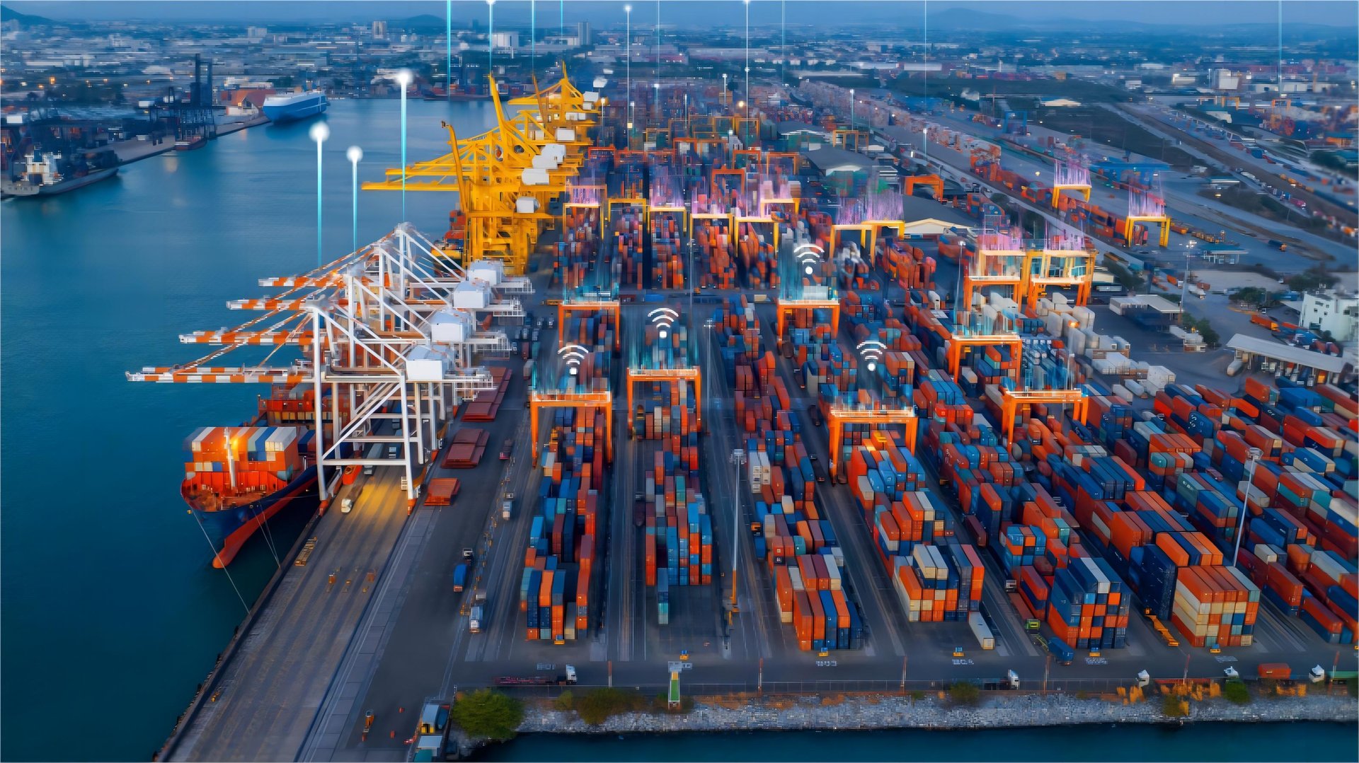 Logistics worker managing Amazon FBA inventory from China