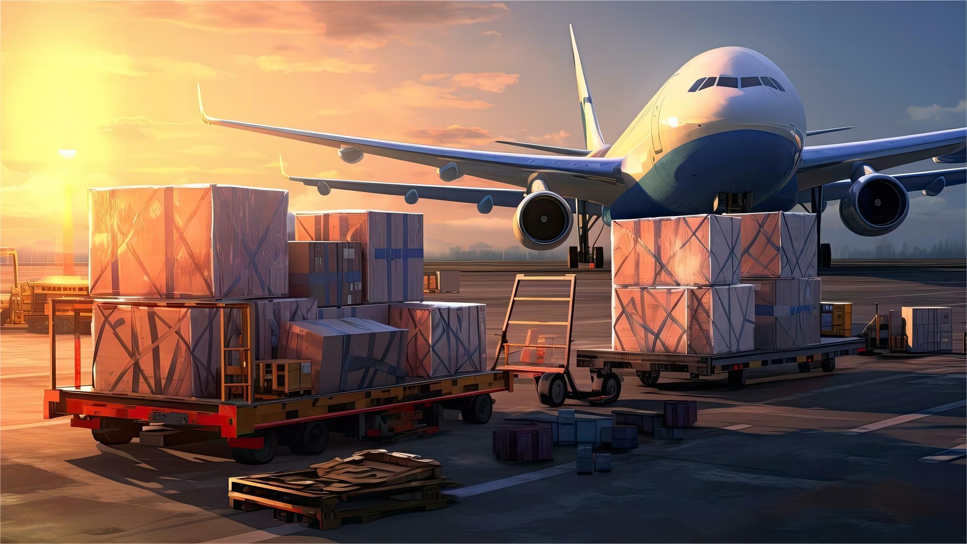 Logistics expert reviewing shipping documents