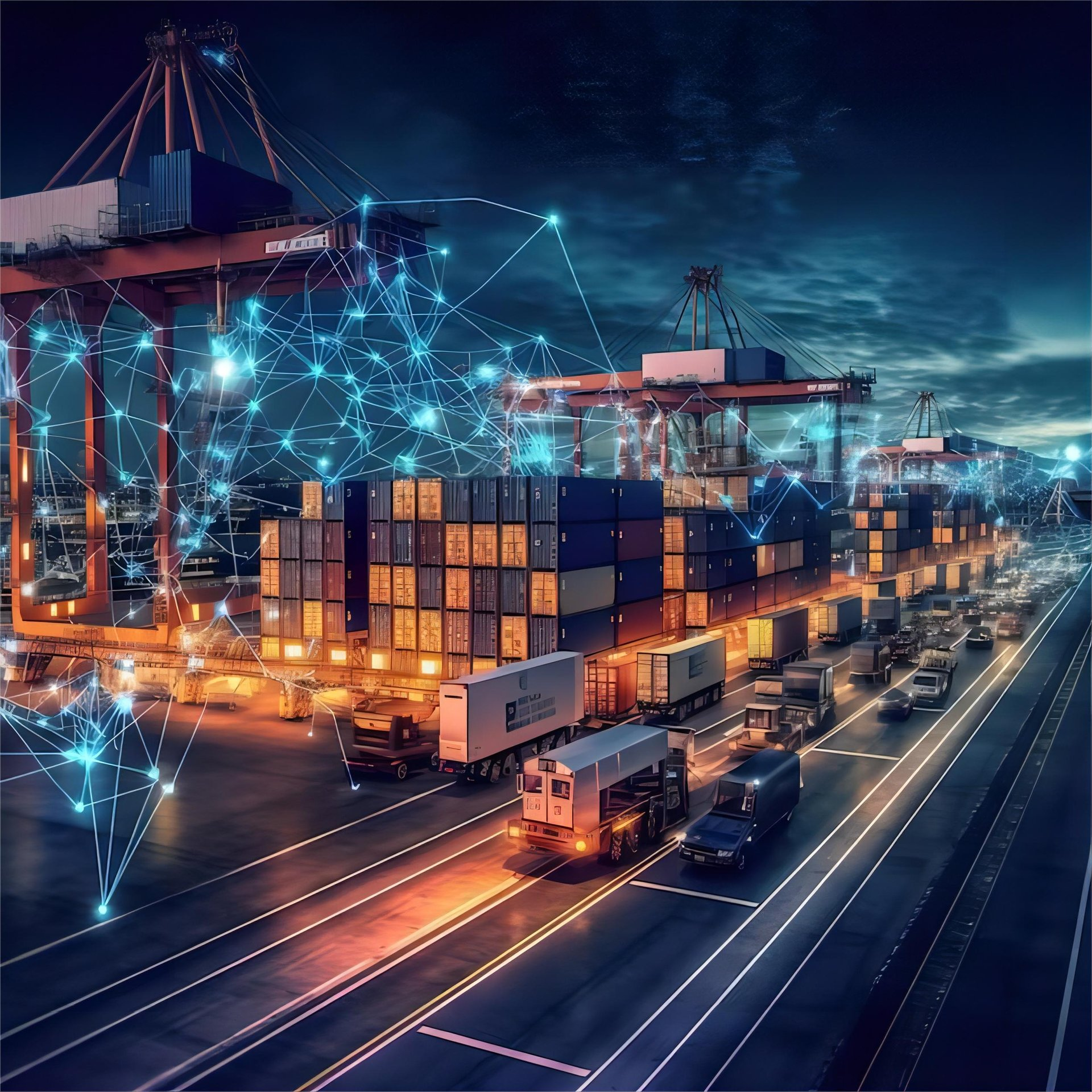 Logistics professional managing customs documentation for expedited shipping