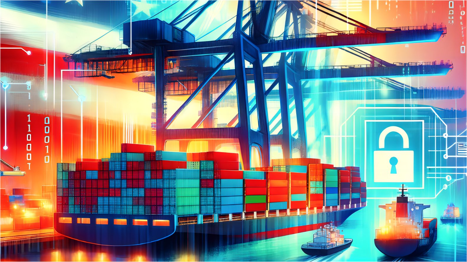 Logistics professionals reviewing shipping documentation for customs