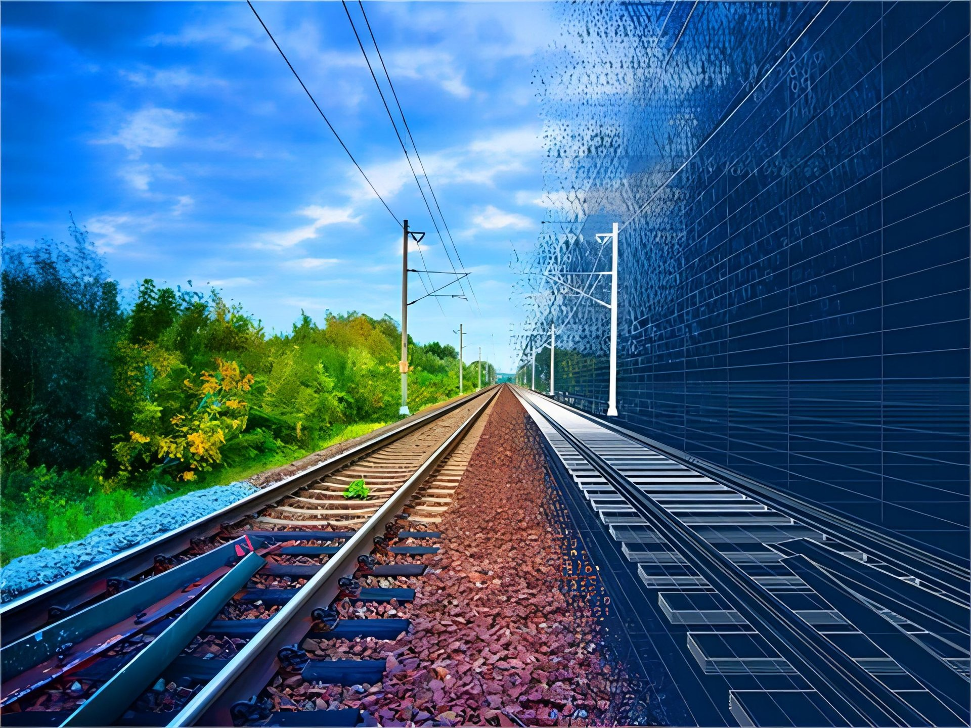 Logistics professional managing a supply chain dashboard
