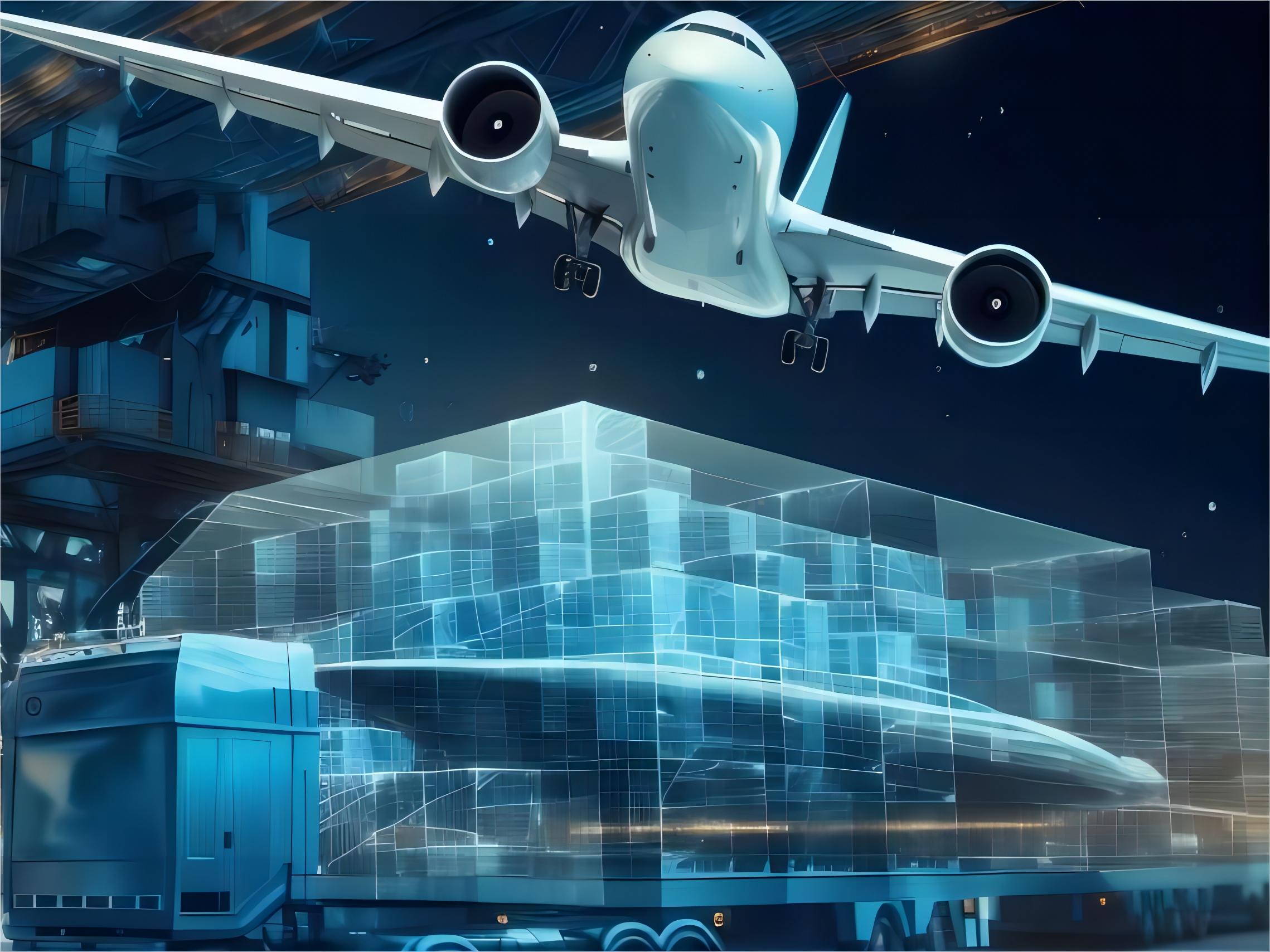 Warehouse workers preparing shipments for export from China